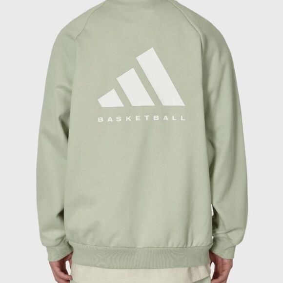 Adidas Basketball Track Suit Jacket XL NWT Unisex Light Green - Picture 8 of 8